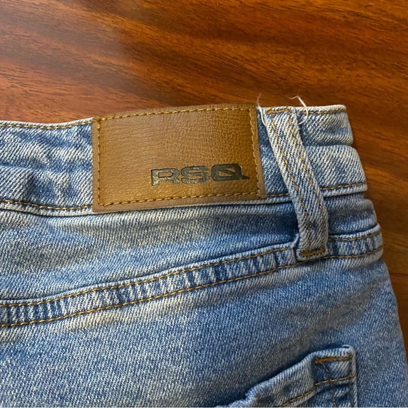 RSQ Men’s Classic Blue  Medium Wash Denim Jeans slim Straight 32x30 - Picture 6 of 8